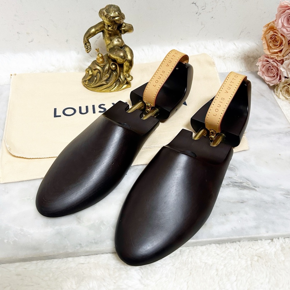 Authentic Louis Vuitton RARE Wooden Shoe Stretchers / Decorative Display